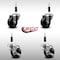 Service Caster 3'' SS Phenolic Wheel Swivel 7/8'' Expand Stem Caster Set 2 Brakes, 4PK SCC-SSEX20S314-PHS-2-TLB-2-78 - alternate 5